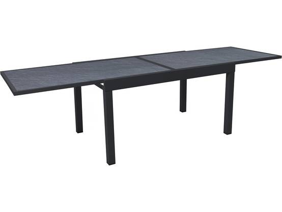 Table De Jardin En Aluminium Extensible "lagos" - 140/280 X 90 X 76 Cm - Noir -habitat Et Jardin - Image 3
