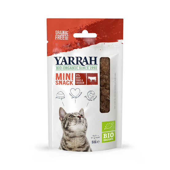 Yarrah - Mini Snack Bio Sans Céréales pour Chat - Image 1