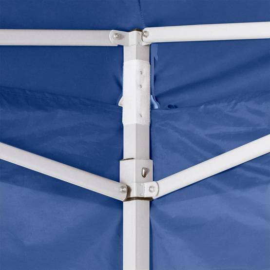 ComfortXL - Tente de réception tissu Oxford jardin terrasse pop-up imperméable 291x291cm bleu - ComfortXL Outdoor Living - Image 4