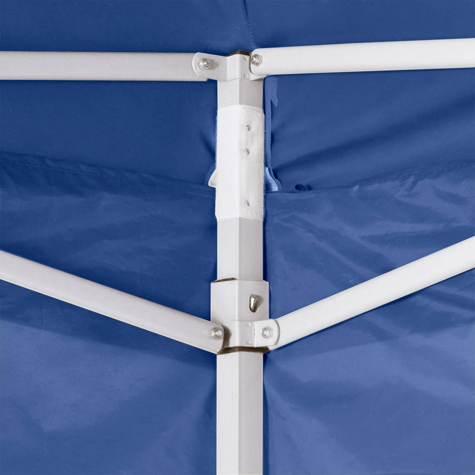 ComfortXL - Tente de réception tissu Oxford jardin terrasse pop-up imperméable 291x291cm bleu - ComfortXL Outdoor Living - Image 4