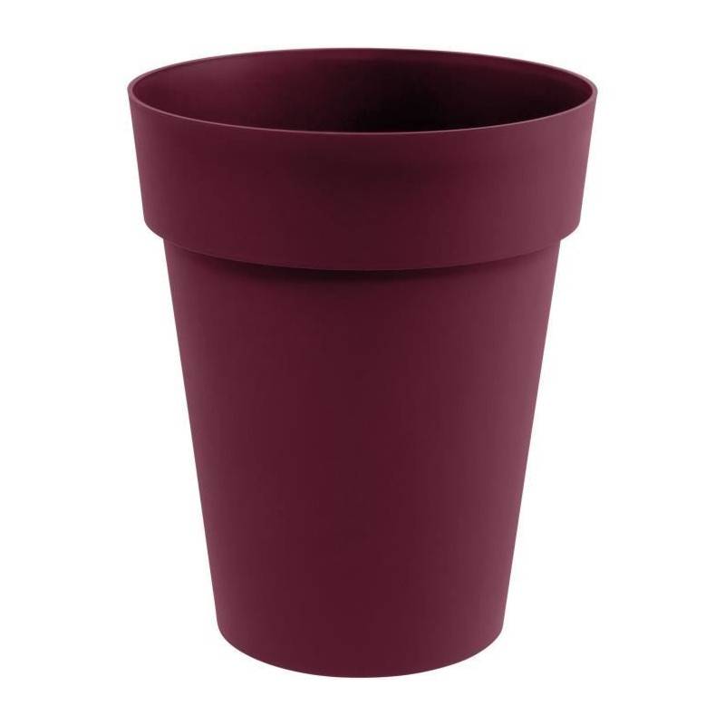 Eda - Eda Pot De Fleur Vase Mi-haut Toscane ø 44 Cm - Volume 50 L - ø 44 X H.53 Cm - Rouge Bourgogne - Image 1