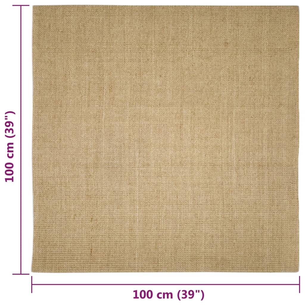 Vidaxl - Tapis en sisal pour griffoir 100x100 cm vidaXL 3203421 - Image 3