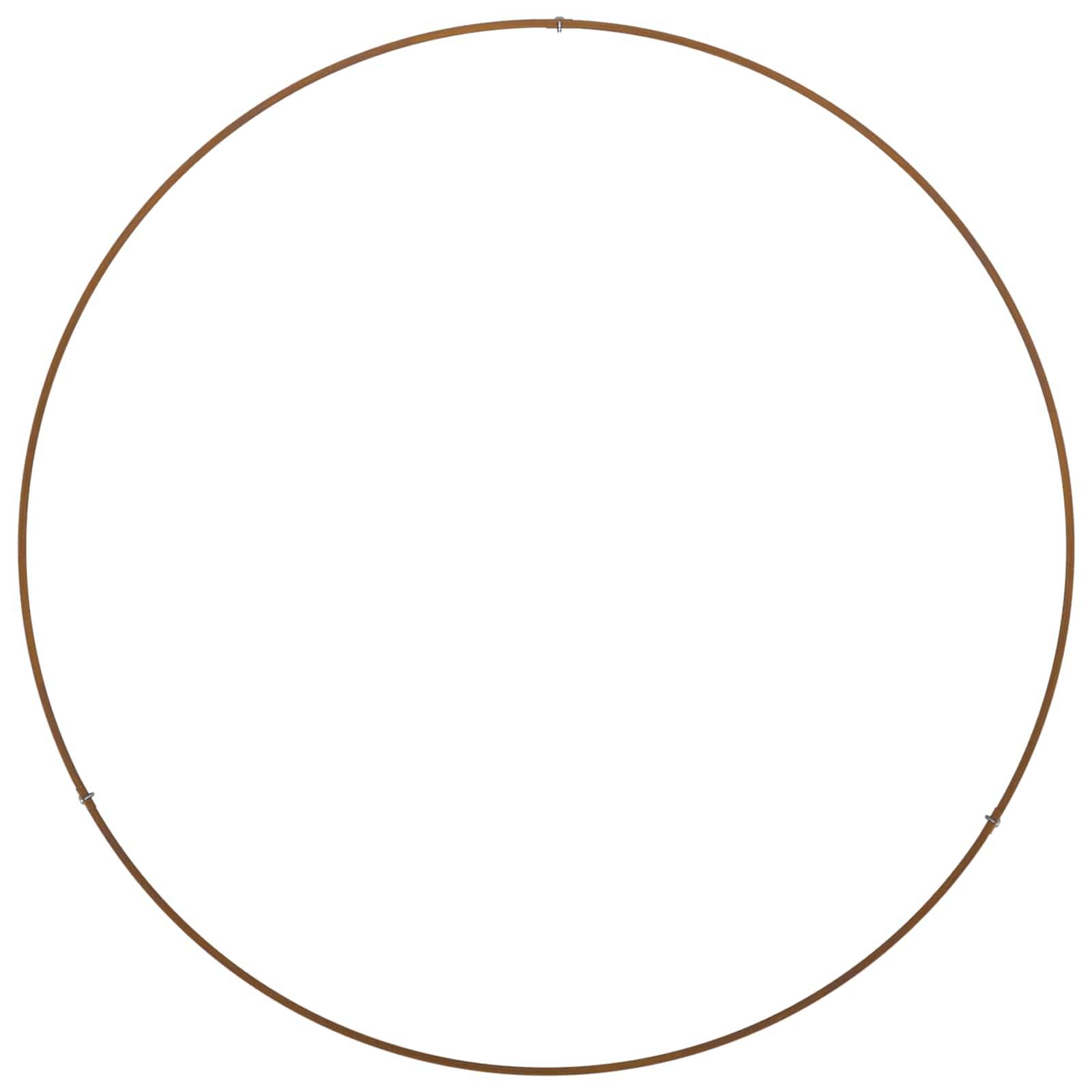 Cercle de Jardin Acier Patiné Effet Rouille Décoratif pour Arbre Ø 80x20 cm Marron - ComfortXL Outdoor Living - Image 4