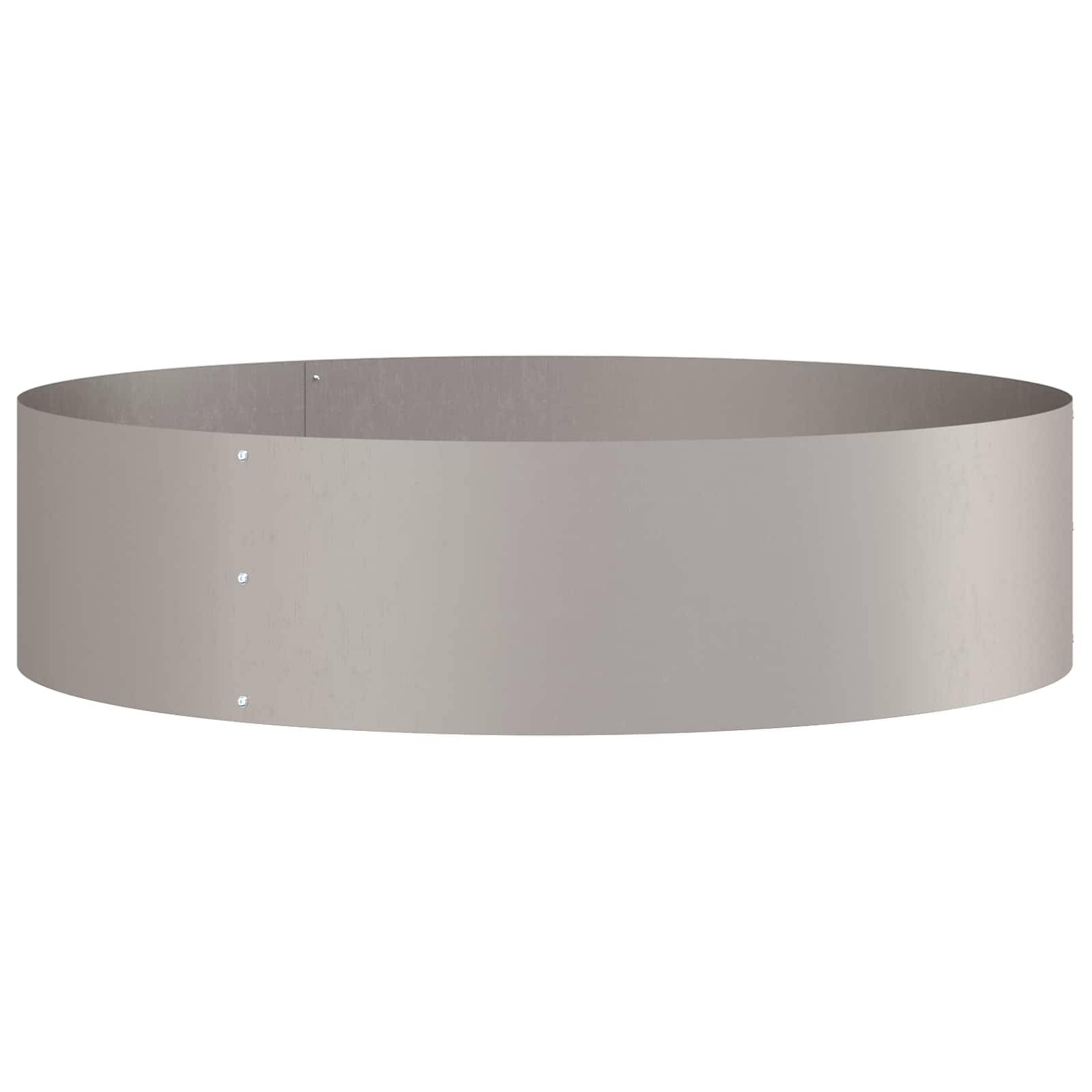 Cercle de Jardin Acier Patiné Effet Rouille Décoratif pour Arbre Ø 80x20 cm Marron - ComfortXL Outdoor Living - Image 2