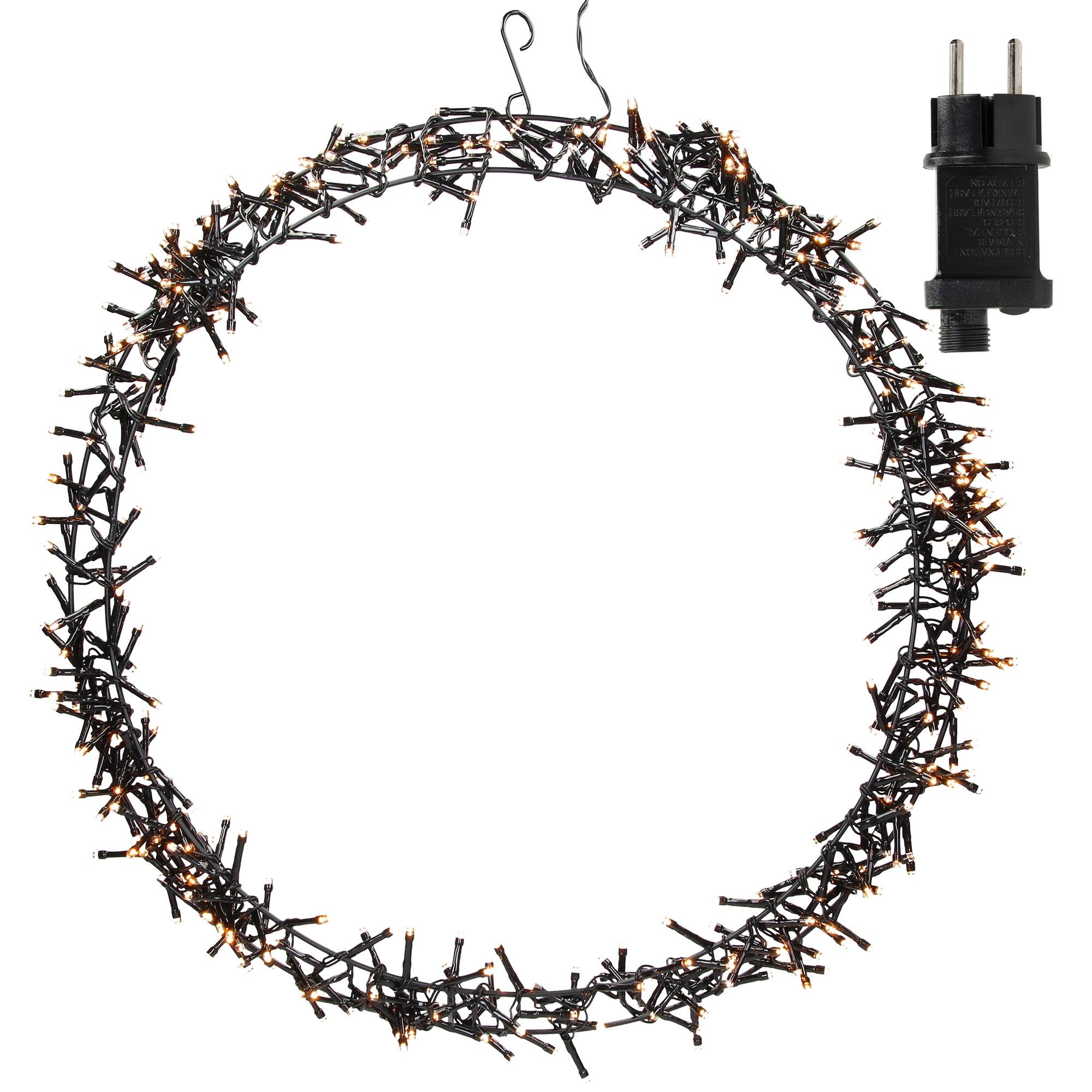 Ecd-Germany - Couronne de lumière 400 LEDs couronne lumineuse porte/fenêtre décoration de Noël - Imagen 2