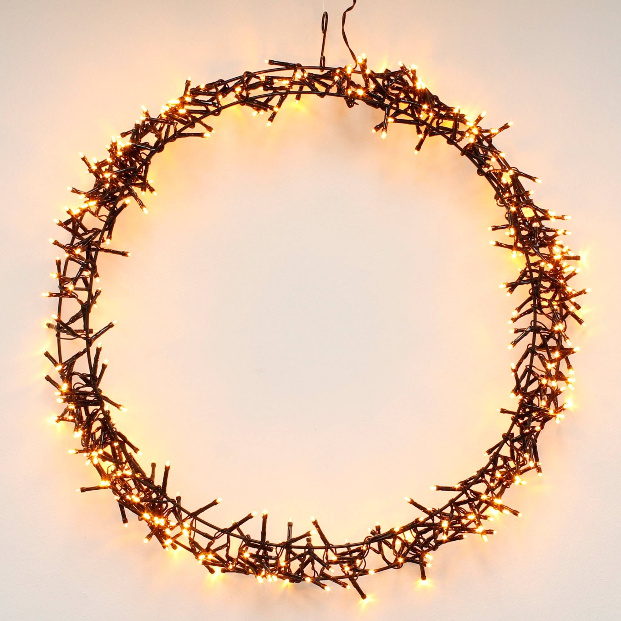Ecd-Germany - Couronne de lumière 400 LEDs couronne lumineuse porte/fenêtre décoration de Noël - Imagen 6