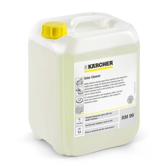 Kärcher - Détergent RM 99 - Détergent spécifique pour nettoyage des panneaux solaires. 10 litres - 62957980 - Karcher