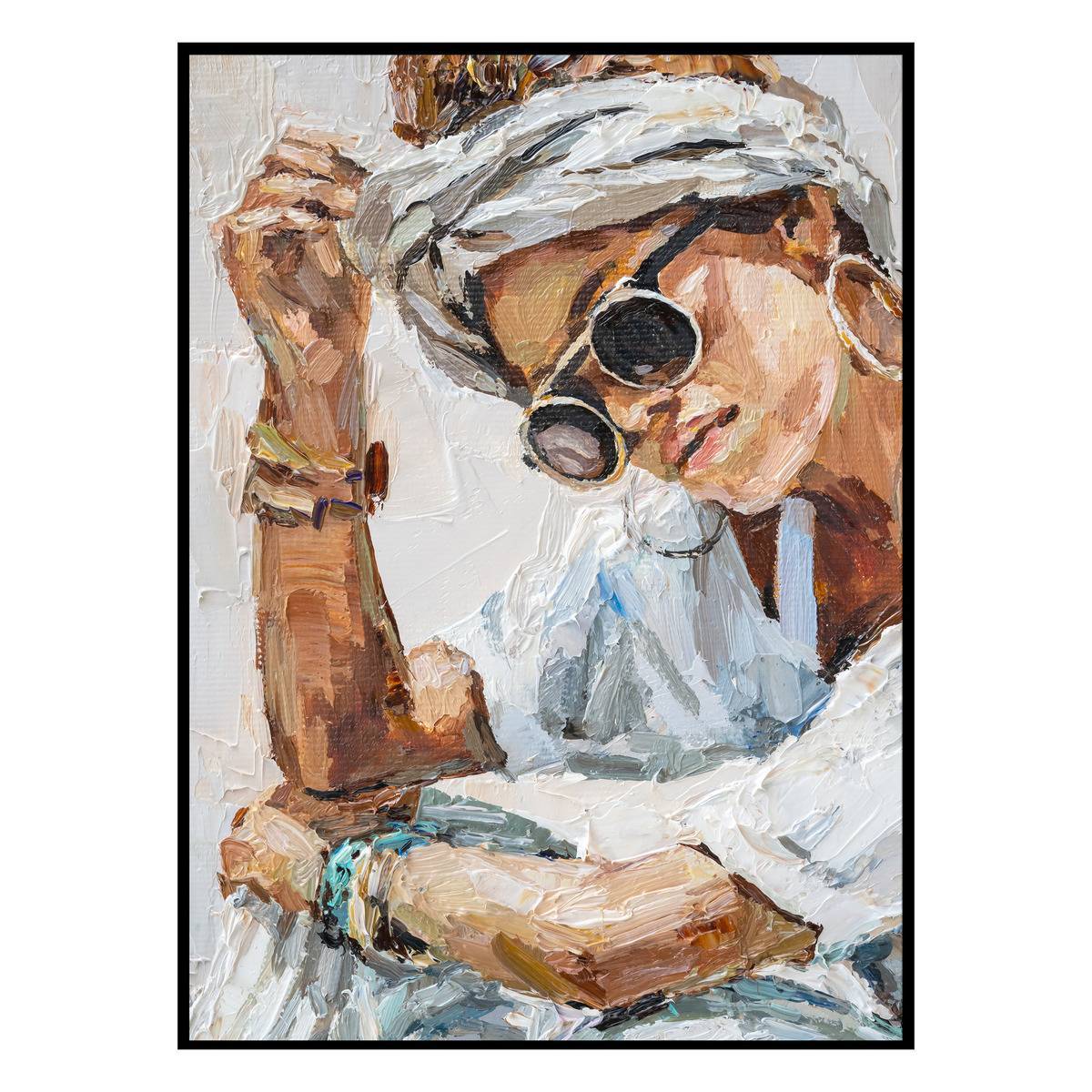 Atmosphera - Toile imprimée "Bianca" 50x70cm - Atmosphera Créateur d'intérieur