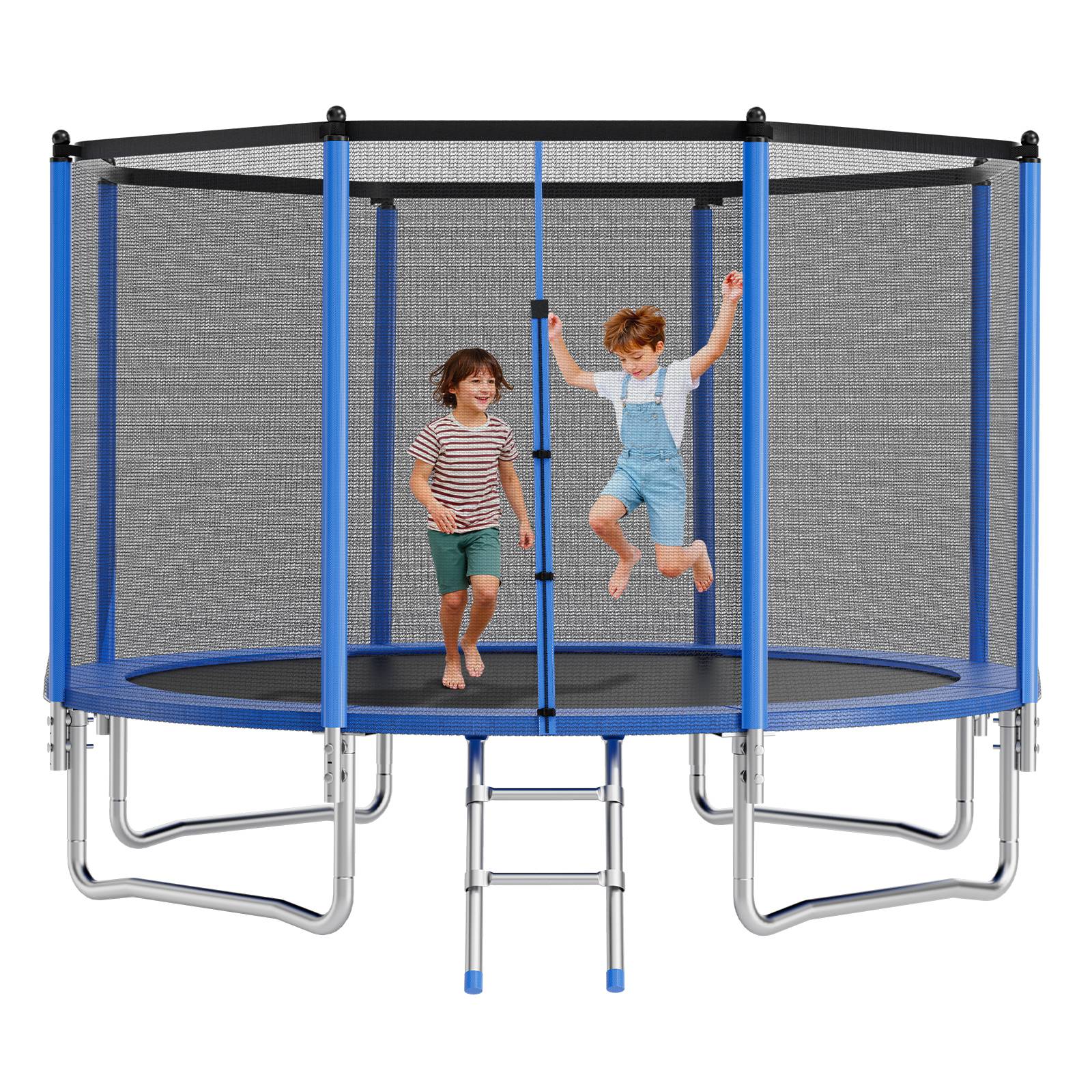 Vevor - VEVOR Trampoline extérieur 427 cm, cadre acier antirouille, filet sécurité 360°, 72 ressorts, capacité 204 kg, conforme ASTM. - Image 1