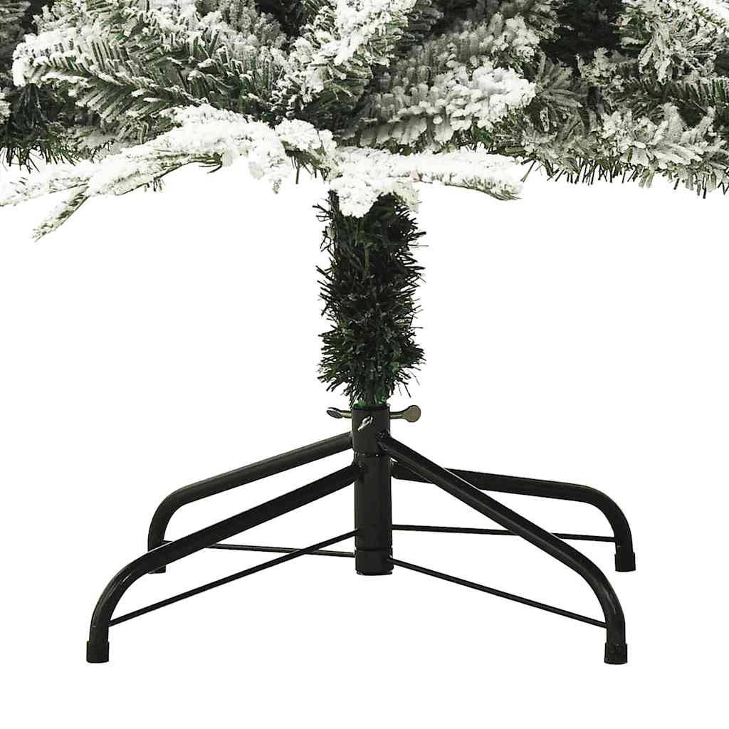 Vidaxl - Sapin de Noël artificiel à flocons de neige Vert 180 cm PVC/PE vidaXL 328494 - Image 7