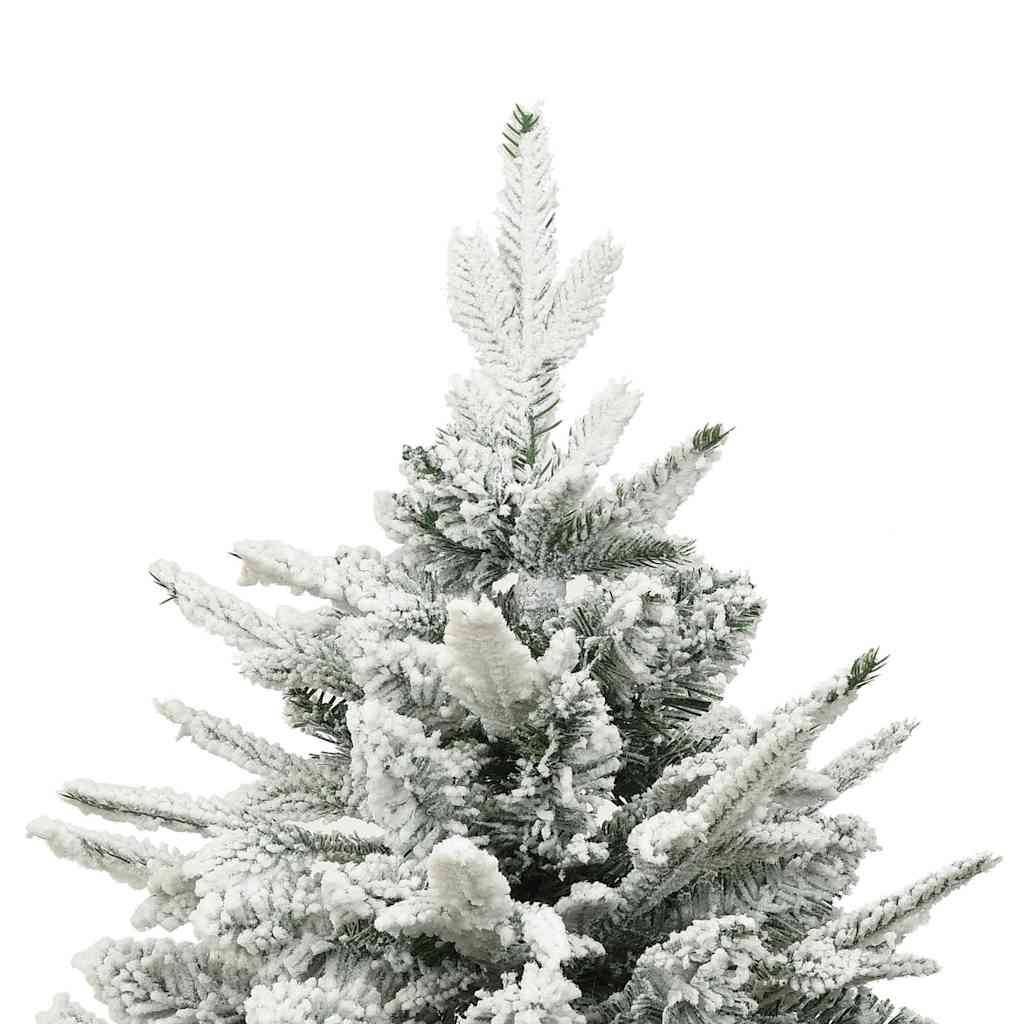 Vidaxl - Sapin de Noël artificiel à flocons de neige Vert 180 cm PVC/PE vidaXL 328494 - Image 5