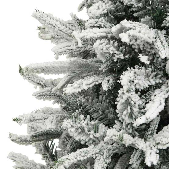 Vidaxl - Sapin de Noël artificiel à flocons de neige Vert 180 cm PVC/PE vidaXL 328494 - Image 6
