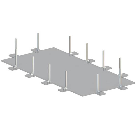 Altanka - Piscine hors sol en bois AQUA 10.2 x 5.2 - H.1.45 m avec plage, bleu pâle, fixations à visser - BAS7310OSPL+PLA310 - ALTANKA - Image 5