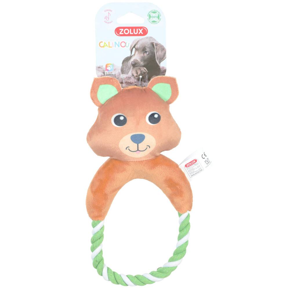 Zolux - Peluche Quokka con cuerda para perro - Imagen 2