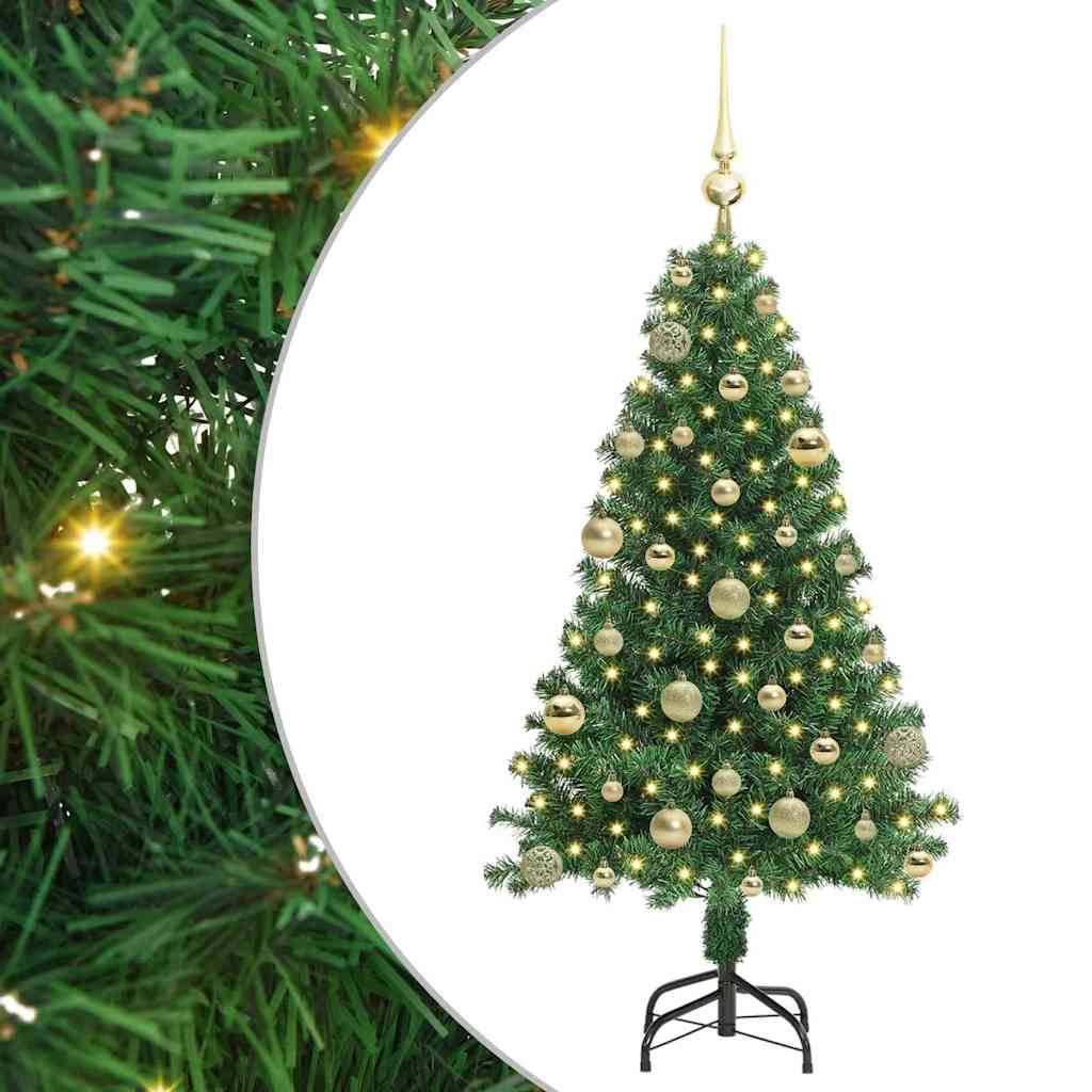ComfortXL - Sapin de Noël 120cm PVC pour Salon, Kit Complet avec Lumières et Ornements – ComfortXL Outdoor Living - Image 2