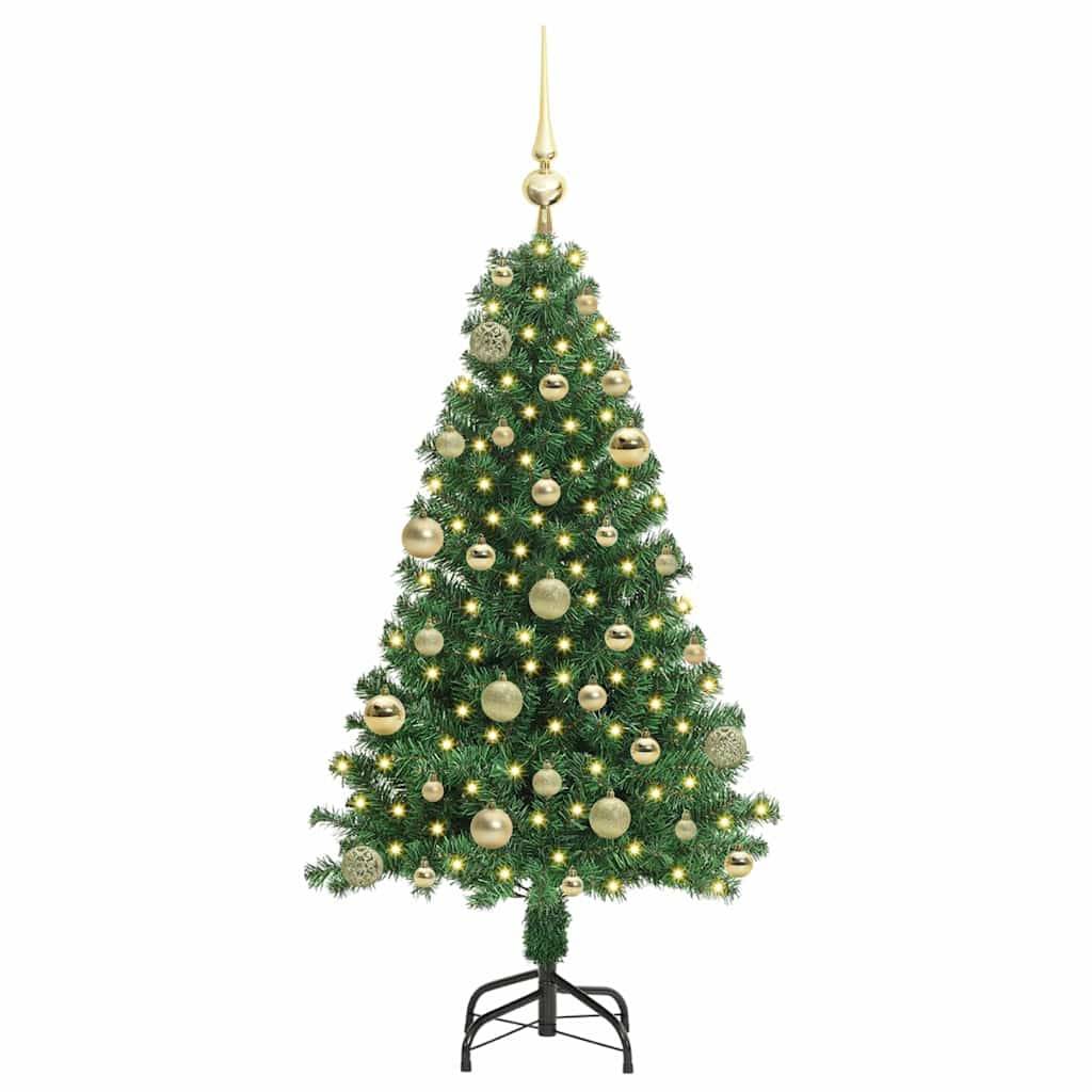 ComfortXL - Sapin de Noël 120cm PVC pour Salon, Kit Complet avec Lumières et Ornements – ComfortXL Outdoor Living - Image 3