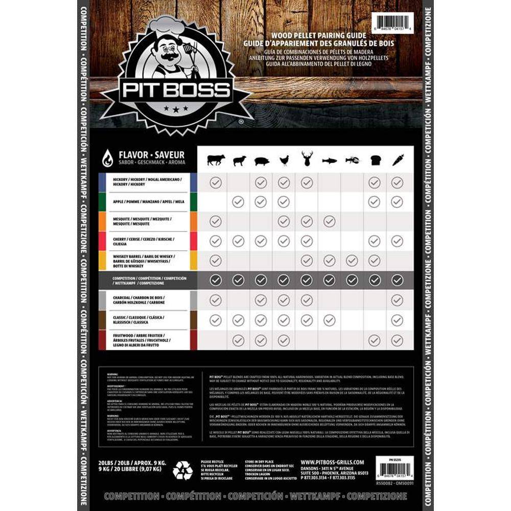 Sac de pellets Pit Boss Competition Blend 9 kg - Image 3