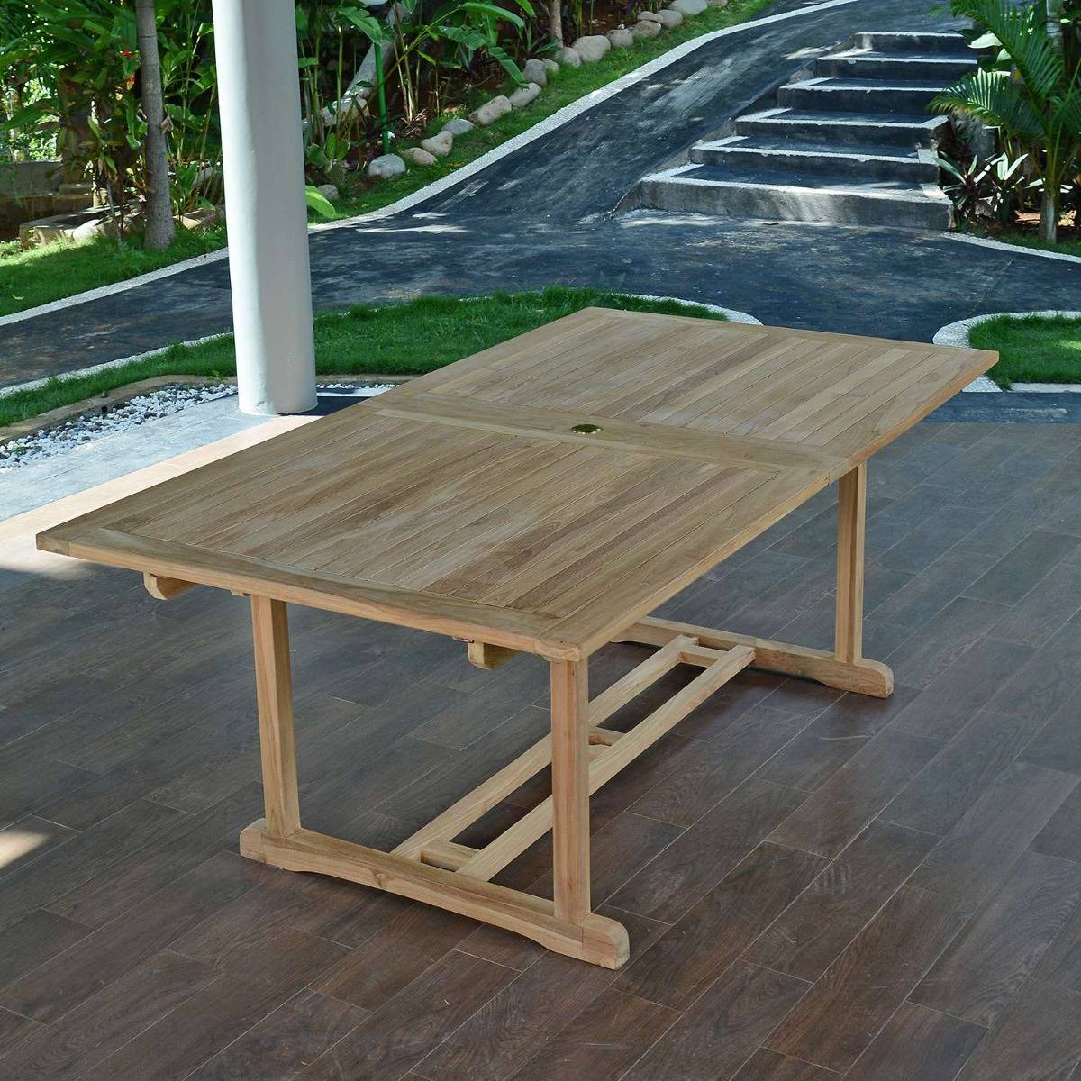 Salon de jardin en teck massif Thira, 12 places - TECK'Attitude - Image 3