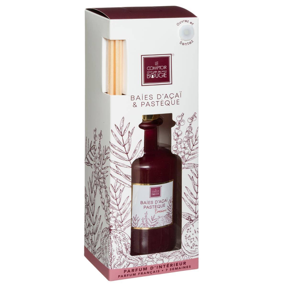 Atmosphera - Diffuseur de parfum Maël 200ml verre baies d'acaï pastèque - Atmosphera Créateur d'intérieur - Imagen 3
