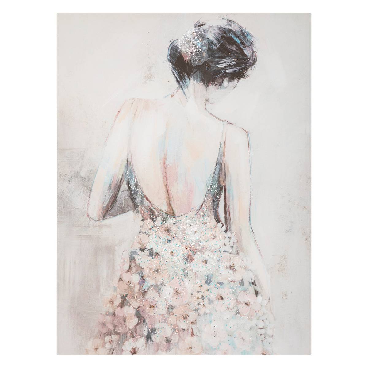 Atmosphera - Toile "Tiya" bois 58x78cm - Atmosphera Créateur d'intérieur - Imagen 2