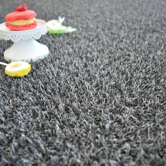 Decoweb - Gazon artificiel Arty Couleur Gris Foncé, 20 mm, 2m x 19m - Decoweb - Imagen 1