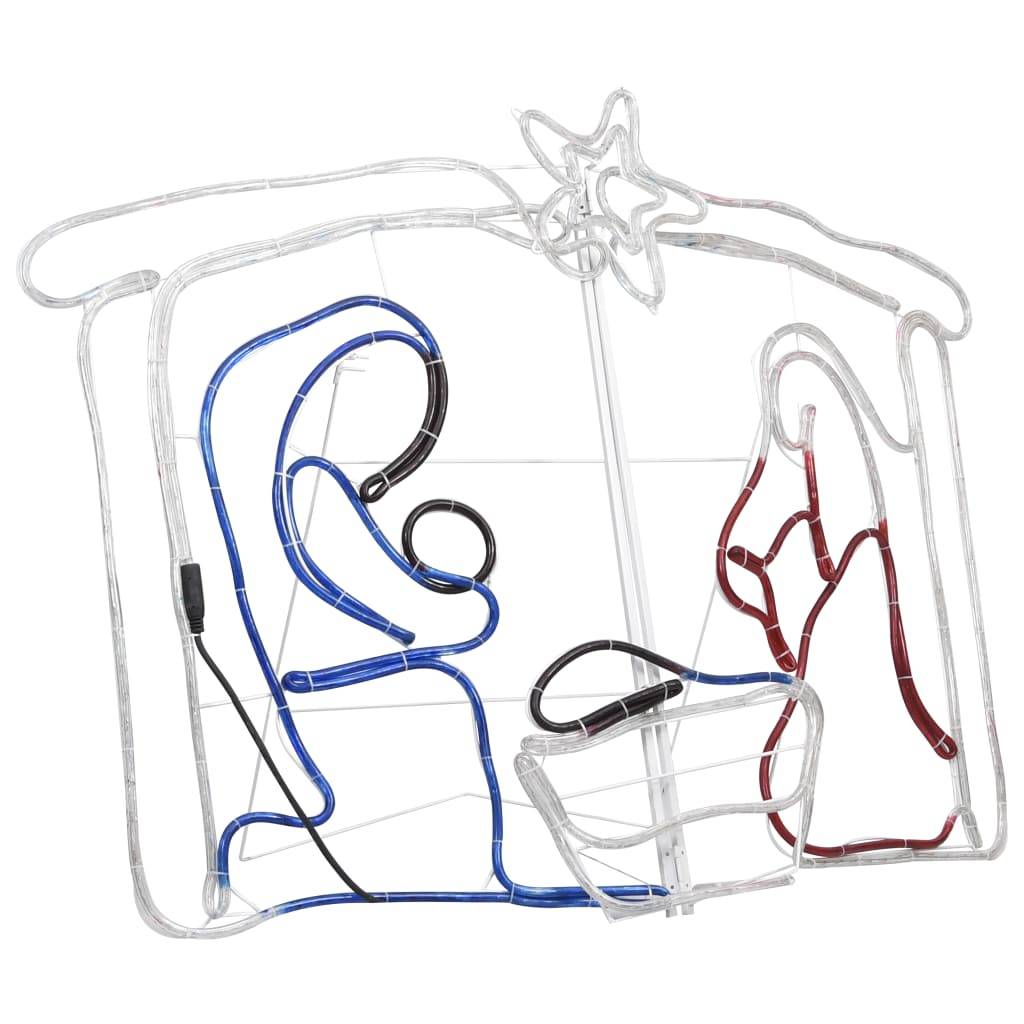 Maison Chic - Décoration de la crèche de Noël - Décorations De Noël - décoration lumineuse de Noël 240 LED 116x41x87 cm