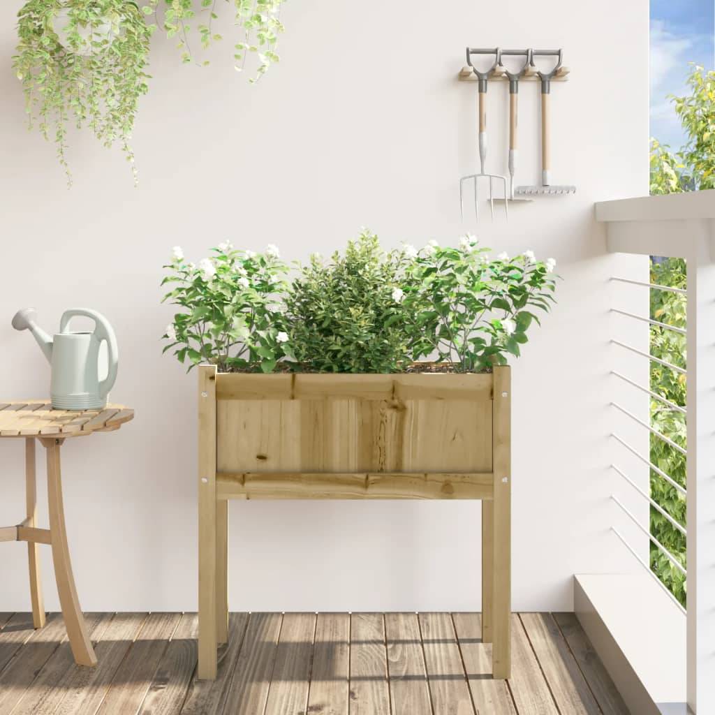 ComfortXL - Jardinière haute en pin traité 70x31x70 cm pour jardin potager et balcon – ComfortXL Outdoor Living - Image 3