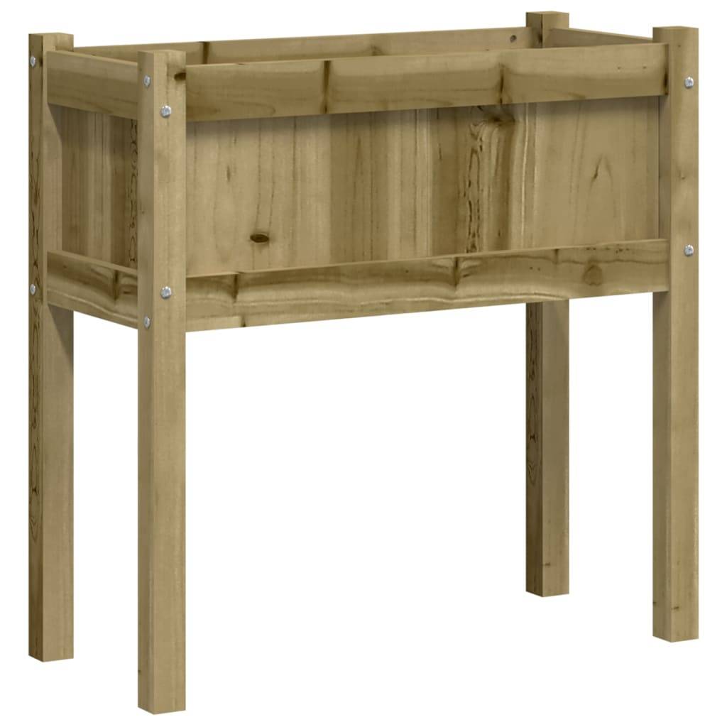 ComfortXL - Jardinière haute en pin traité 70x31x70 cm pour jardin potager et balcon – ComfortXL Outdoor Living - Image 2