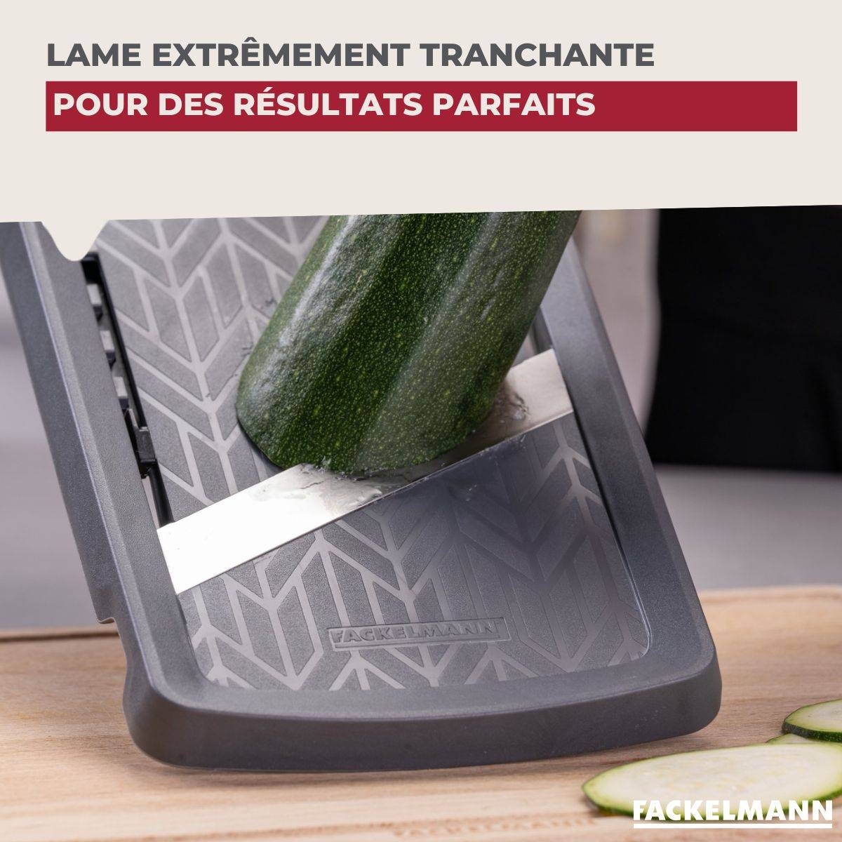 Mandoline réglable 4 hauteurs Fackelmann - Image 4