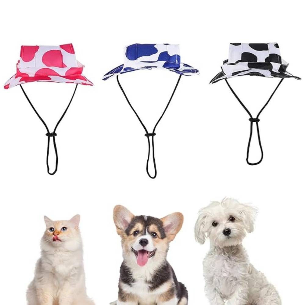 Chapeau de protection solaire pour chien en trois parties DtopbuyAge - Image 1
