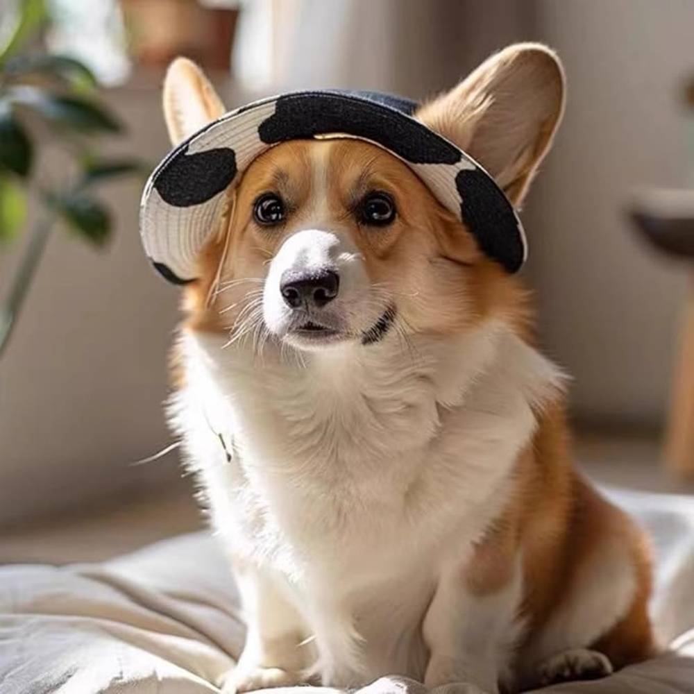 Chapeau de protection solaire pour chien en trois parties DtopbuyAge - Image 5