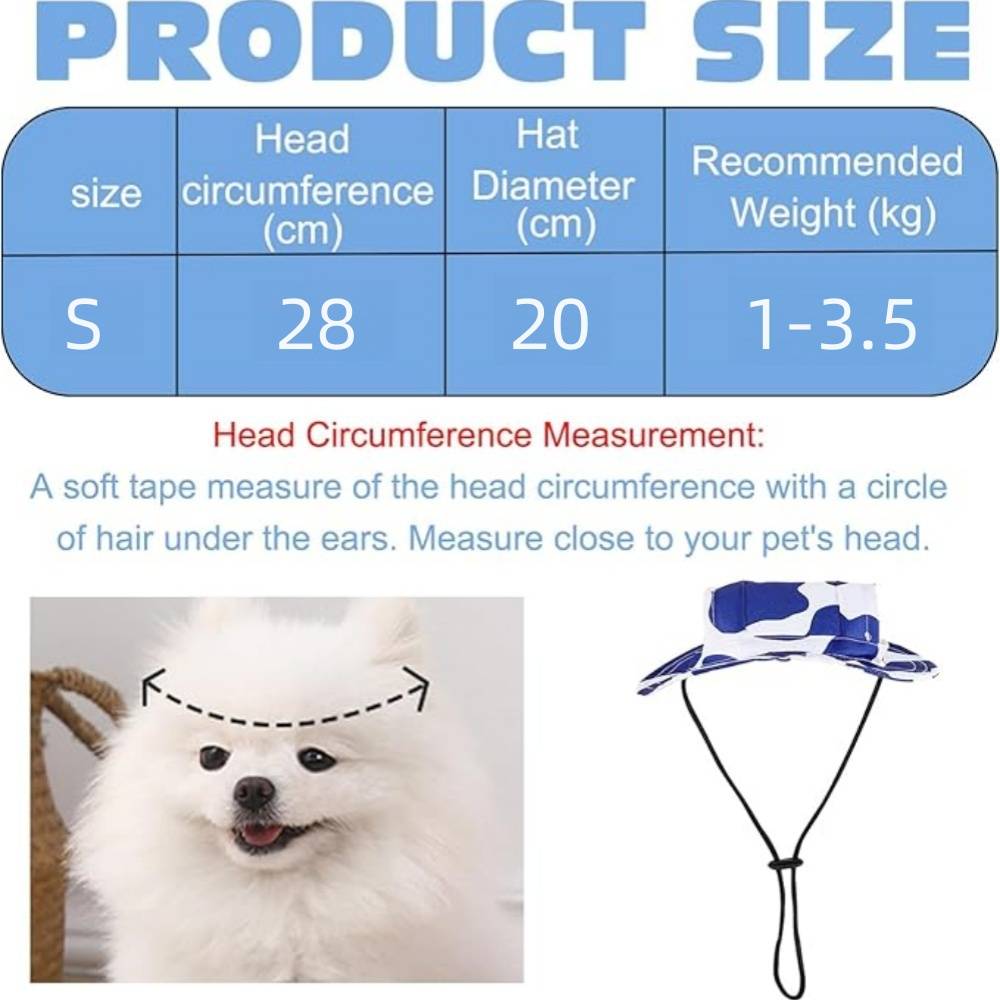 Chapeau de protection solaire pour chien en trois parties DtopbuyAge - Image 2