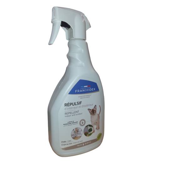 Francodex - Répulsif d'Intérieur et d'extérieur spray de 750 ml, Pour Chats - Image 2