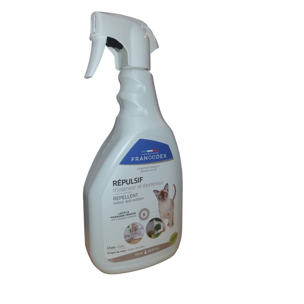 Francodex - Répulsif d'Intérieur et d'extérieur spray de 750 ml,  Pour Chats - Image 2