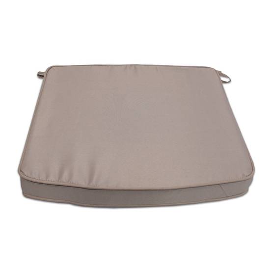 Coussin taupe pour fauteuils fixes - TECK'Attitude - Imagen 1