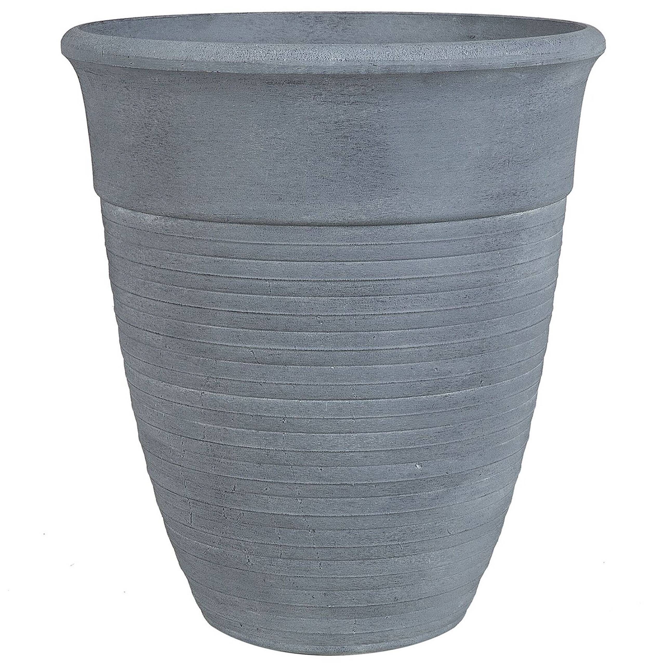 Beliani - Cache-pot d'extérieur Fibre d'argile Gris KATALIMA - Beliani - Imagen 4