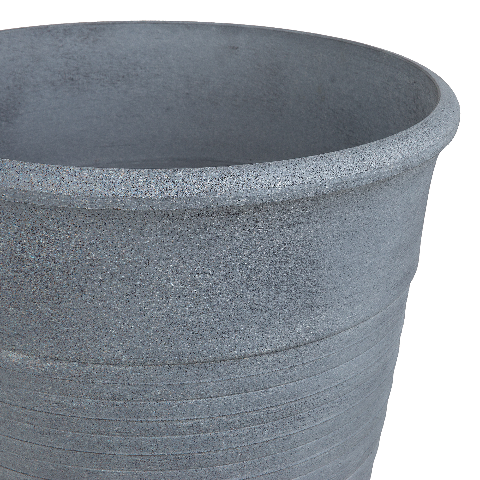 Cache-pot d'extérieur Fibre d'argile Gris KATALIMA - Beliani - Image 4
