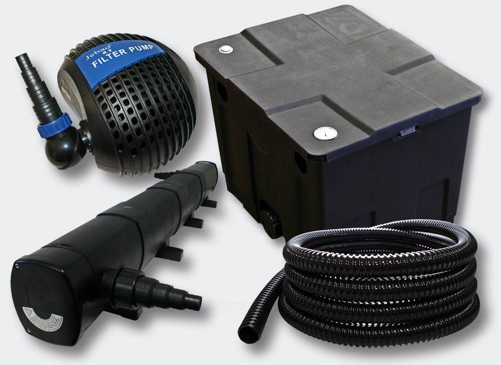 Helloshop26 - Kit de filtration de bassin 12000l Stérilisateur UVC 72 Watts Pompe