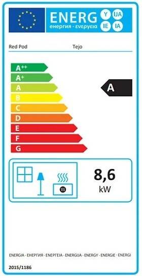 REDPOD POELE A BOIS Tejo Eco 6,7Kw - Jardiland