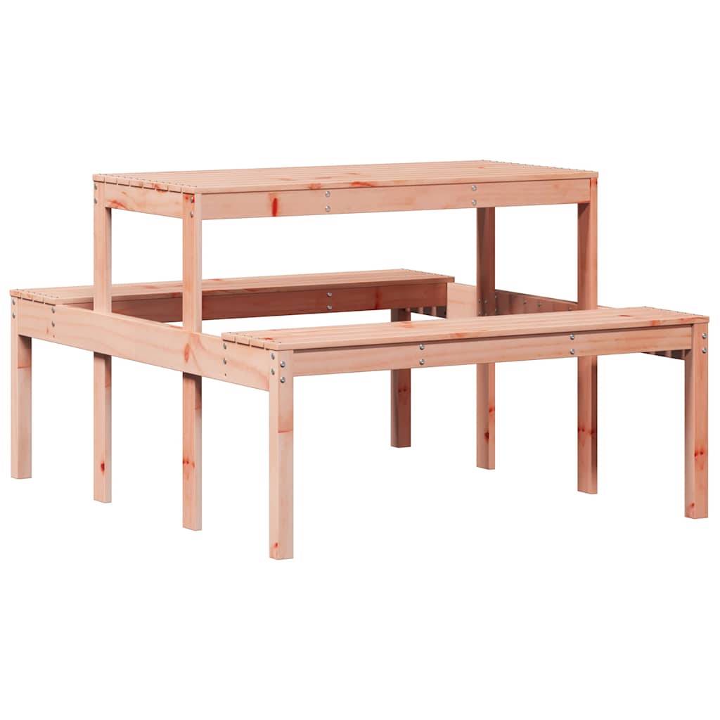 Table de pique-nique bois massif de douglas 110 x 134 x 75 cm - PANGIVO - Image 2