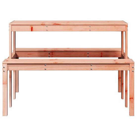 Table de pique-nique bois massif de douglas 110 x 134 x 75 cm - PANGIVO - Image 4