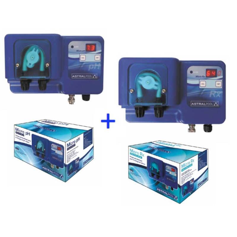 Astral Pool - Pack Astral pompe péristaltique Micro pH + Micro Rx ( rédox ) - Image 1