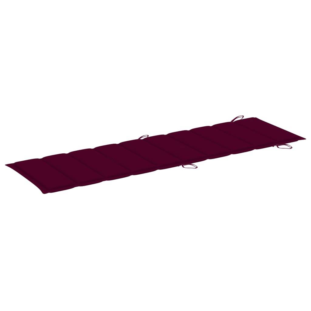Helloshop26 - Lot de 2 transats chaise longue bain de soleil lit de jardin terrasse meuble d'extérieur avec coussins bois d'acacia solide - Imagen 7