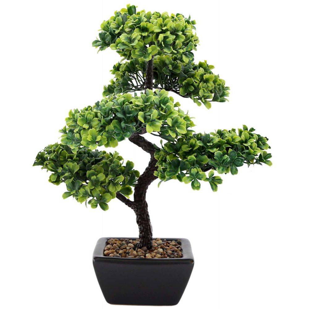 Sil - Bonsaï artificiel en pot 37 cm modèle aléatoire Sil - Imagen 3