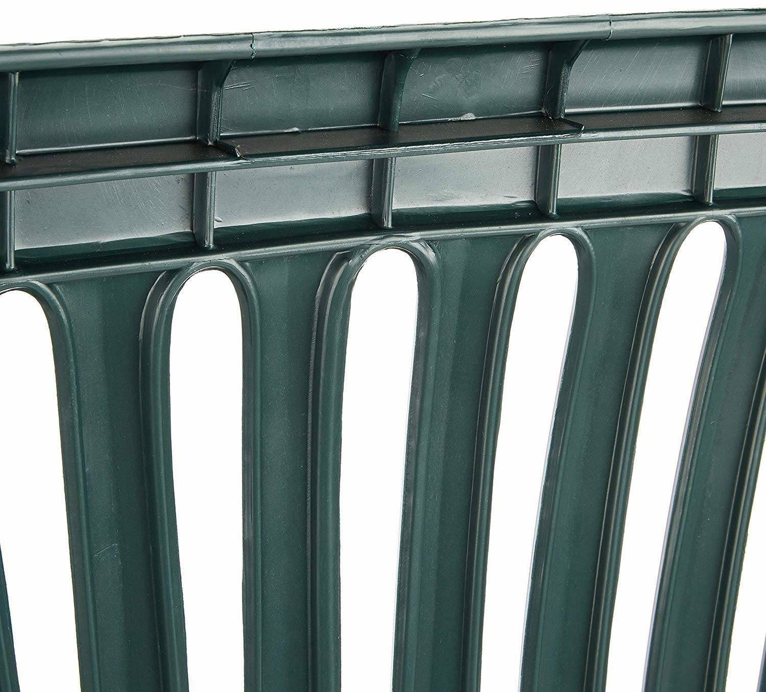 Dmora - Banc d'extérieur Dcerr, Banc de jardin Monobloc, Banc d'extérieur, 100% Made in Italy, 114x55h82 cm, Vert - Dmora - Imagen 5