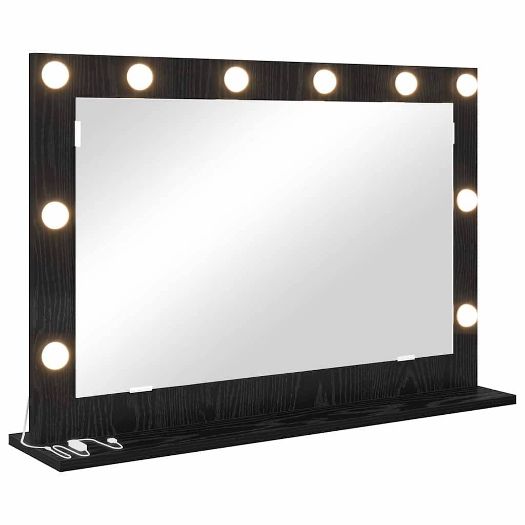 Maison Chic - Miroir de vanité Rectangulaire Chêne noir 80 x 15 x 18 cm Maison Chic - Image 1