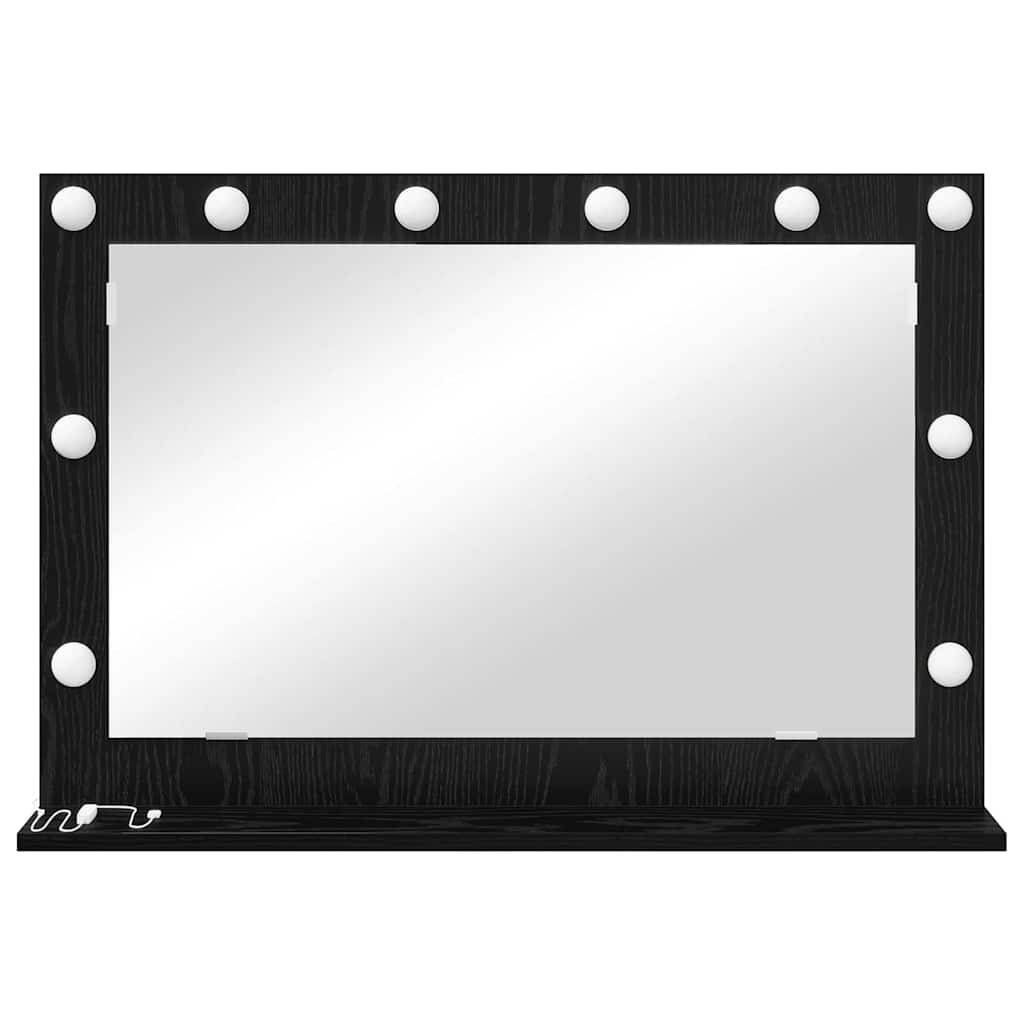 Maison Chic - Miroir de vanité Rectangulaire Chêne noir 80 x 15 x 18 cm Maison Chic - Image 4