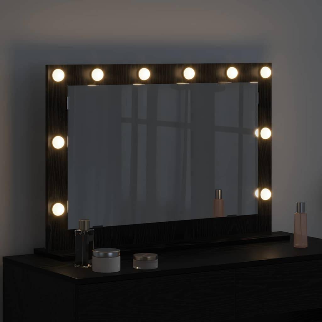 Maison Chic - Miroir de vanité Rectangulaire Chêne noir 80 x 15 x 18 cm Maison Chic - Image 3