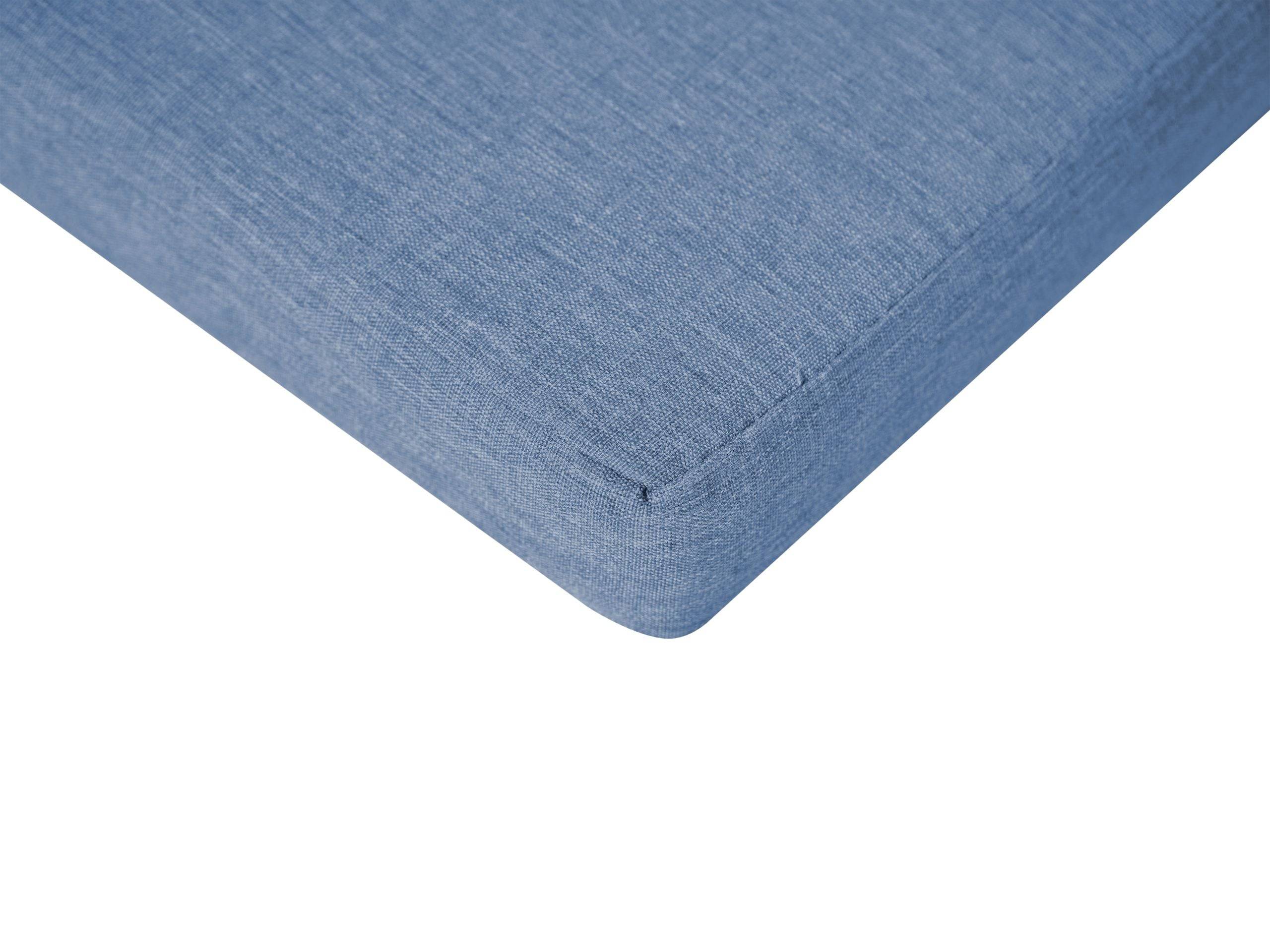 Coussin d'assise d'extérieur Polyester Bleu SASSARI PREMIUM - Beliani - Image 6