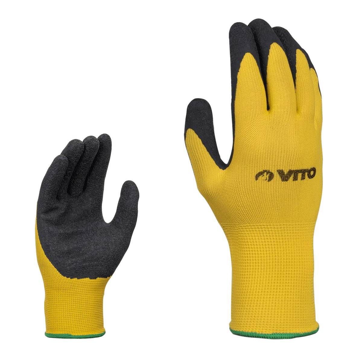 Vito - Pack de 12 Gants de Protection travail Nitrile Antidérapants Confort Adhérence Protection Certifiée CE VITO - Imagen 2